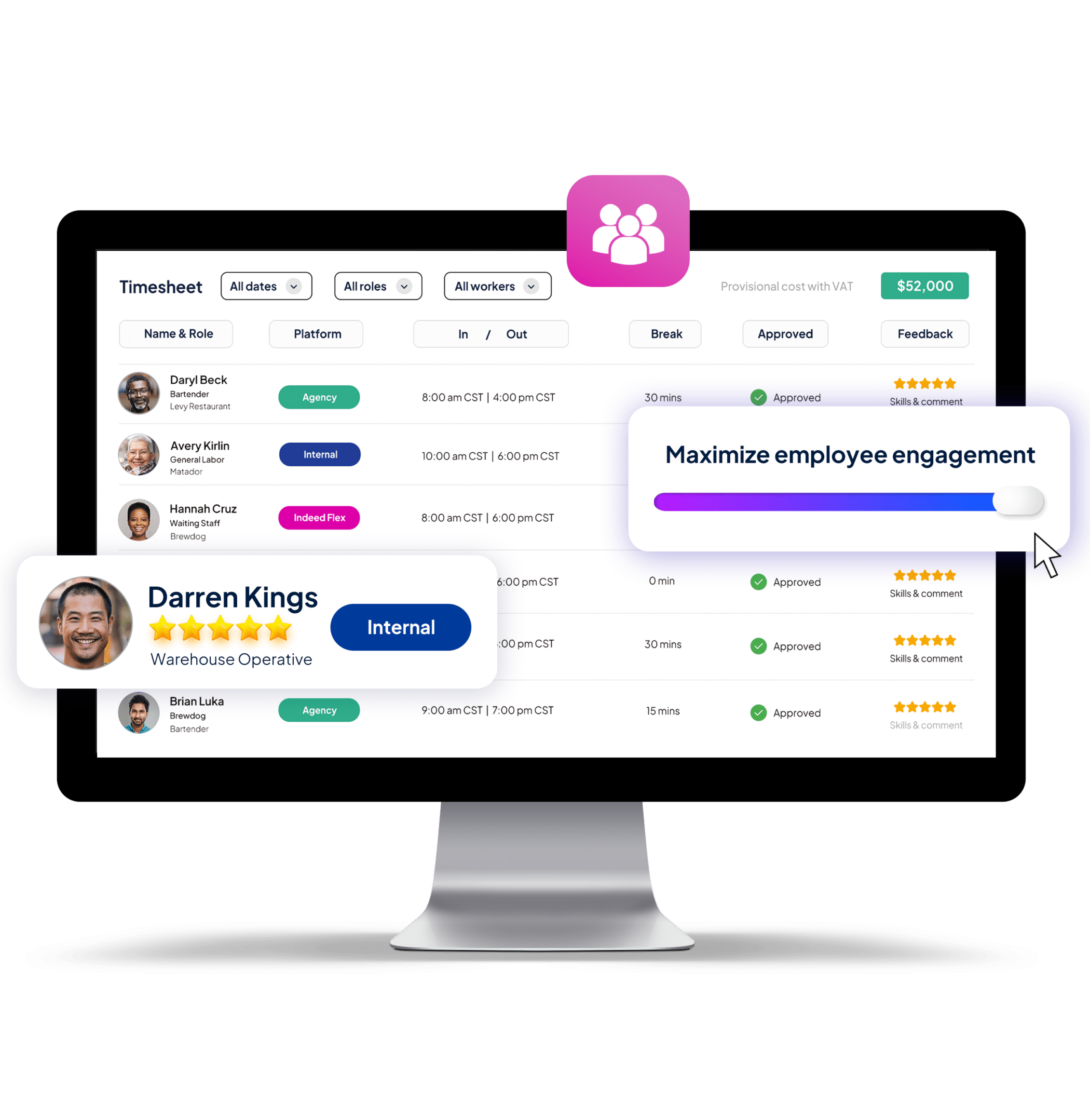 Indeed Flex Plus - Workforce Management Software - Unlock the full potential of your employees - US